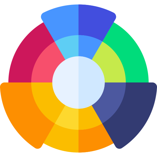 farbkreis Basic Rounded Flat icon