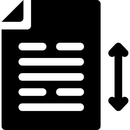 interligne Basic Rounded Filled Icône