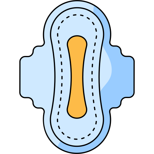 Panty liner Generic Thin Outline Color icon