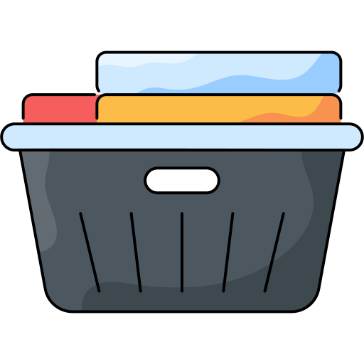 Laundry basket Generic Thin Outline Color icon