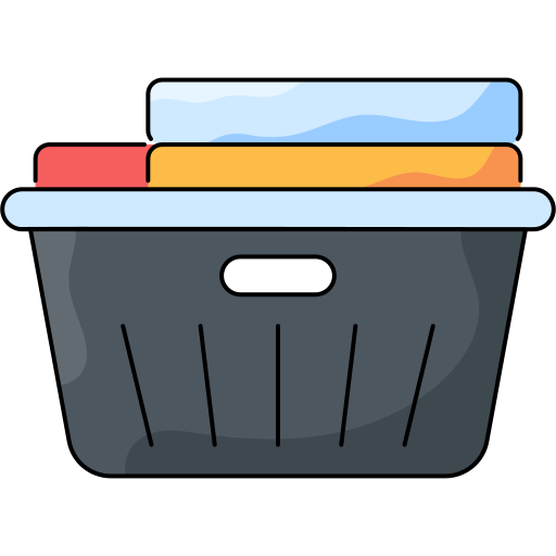 ランドリーバスケット Generic Thin Outline Color icon