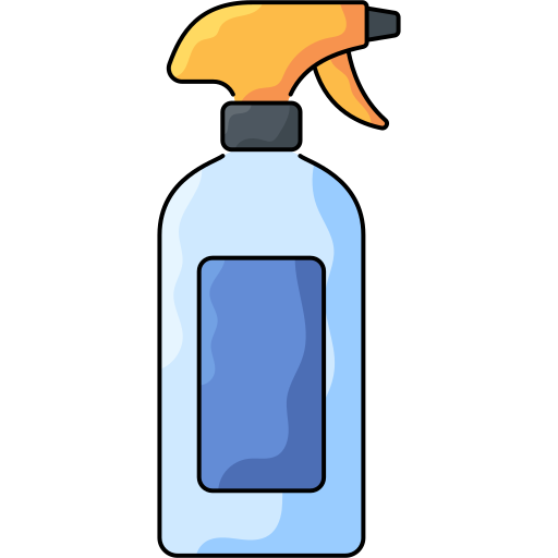 Cleaning spray Generic Thin Outline Color icon