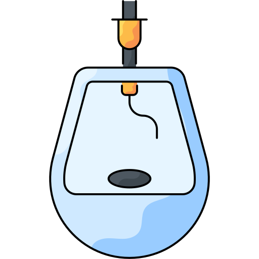 Urinal Generic Thin Outline Color icon