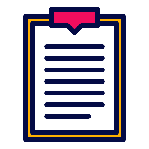 Document Generic Outline Color icon