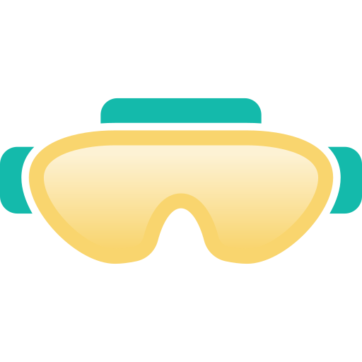 очки для плавания Generic Outline Gradient иконка