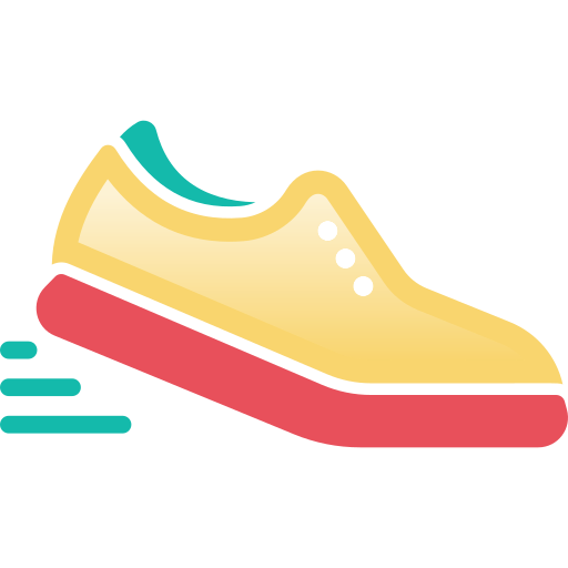 Running shoes Generic Outline Gradient icon