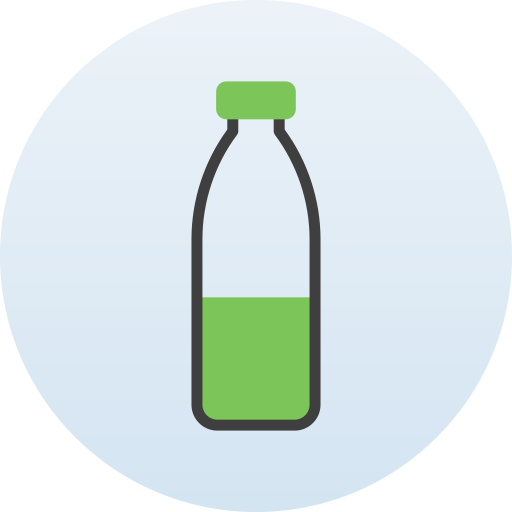 bottiglia d'acqua Generic Rounded Shapes icona