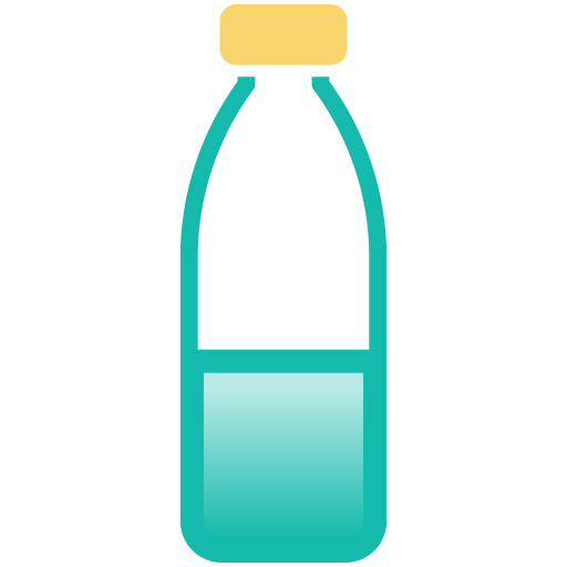 bouteille d'eau Generic Outline Gradient Icône