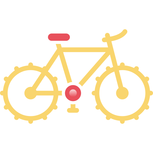 bicicleta de montaña Generic Outline Gradient icono