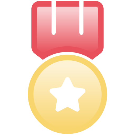 Award Generic Outline Gradient icon