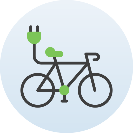 Electric bike Generic Rounded Shapes icon