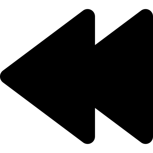 terugspoelen Generic Glyph icoon