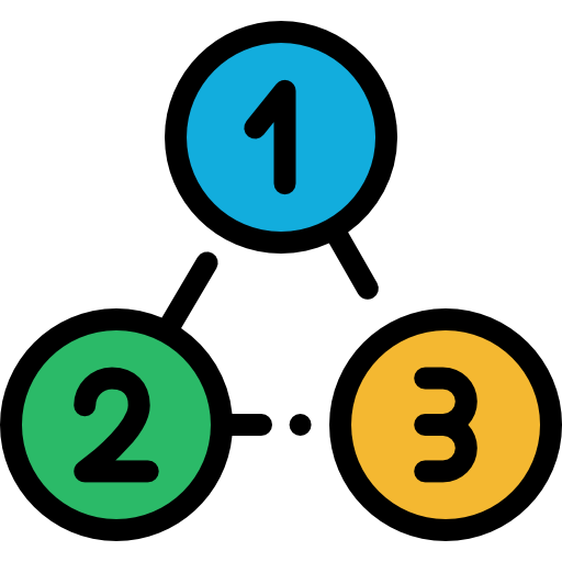相互接続 Detailed Rounded Lineal color icon