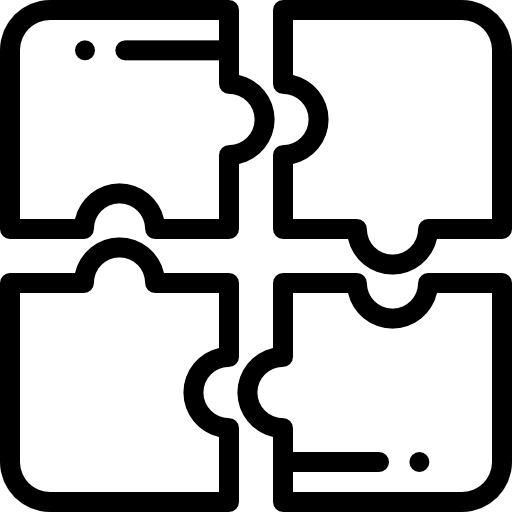 パズル Detailed Rounded Lineal icon