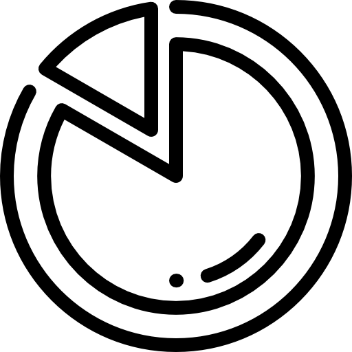 kuchendiagramm Detailed Rounded Lineal icon