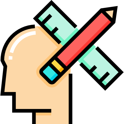 Creative mind Detailed Straight Lineal color icon