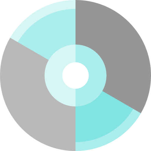 콤팩트 디스크 Basic Straight Flat icon