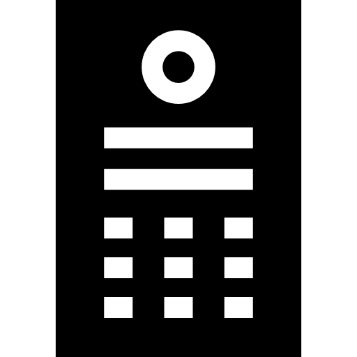 türklingel Basic Straight Filled icon