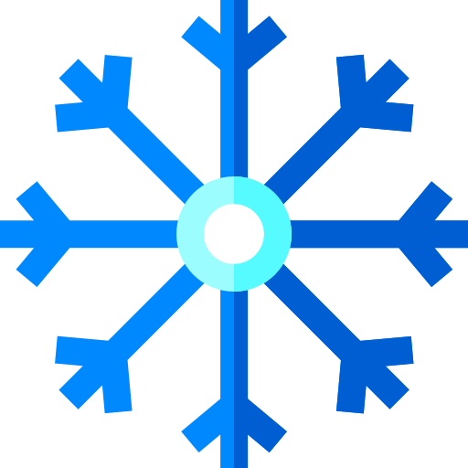 Snowflake Basic Straight Flat icon