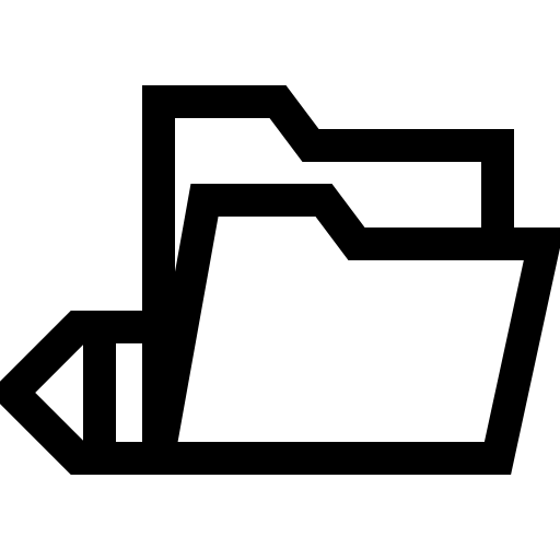 Папка Basic Straight Lineal иконка