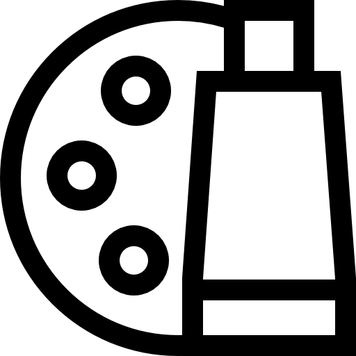 ペイントパレット Basic Straight Lineal icon