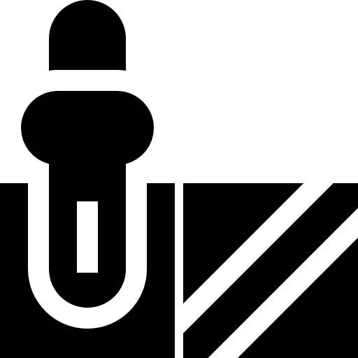 pipette Basic Straight Filled Icône