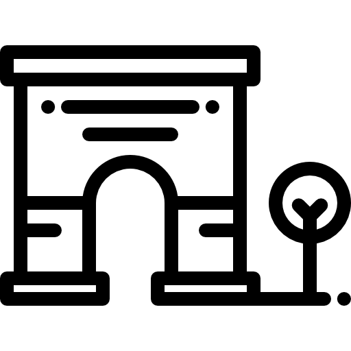 아치 Detailed Rounded Lineal icon