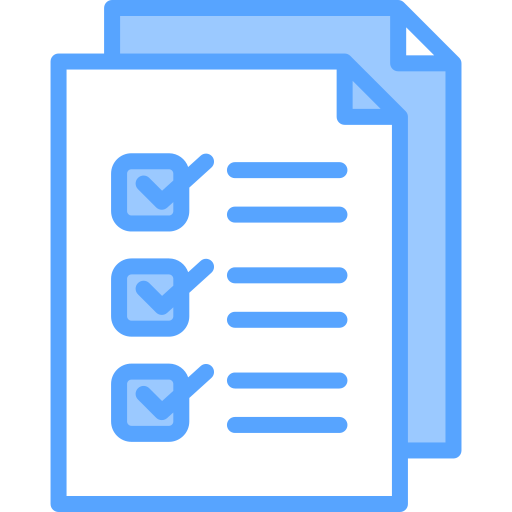 Tasks Generic Blue icon