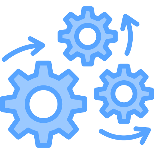 Process Generic Blue icon