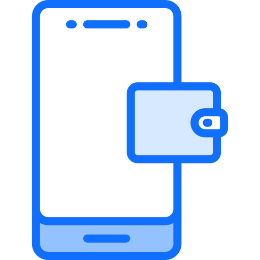billetera digital Generic Blue icono