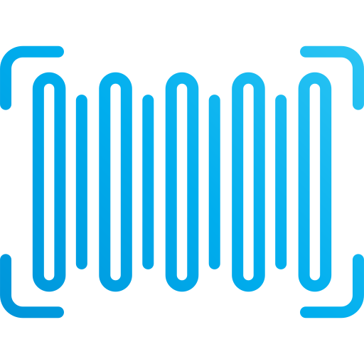 Сканирование штрих-кода Generic Gradient иконка