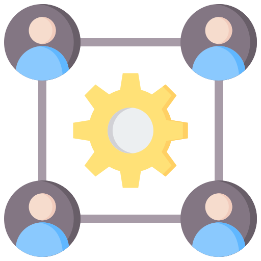 trabajo en equipo Generic Flat icono