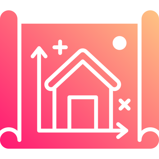 집 계획 Generic Flat Gradient icon