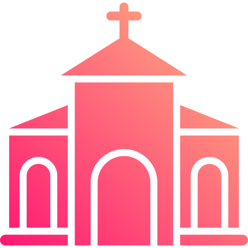 Church Generic Flat Gradient icon