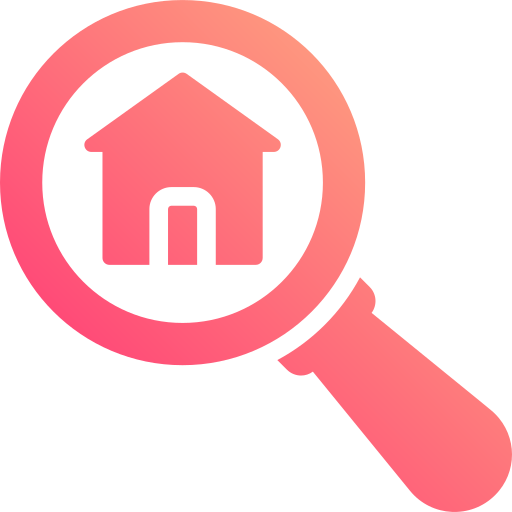 Search house Generic Flat Gradient icon