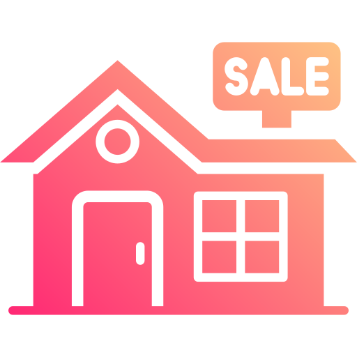 House for sale Generic Flat Gradient icon