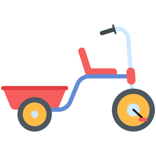 Трехколесный велосипед Generic Flat иконка