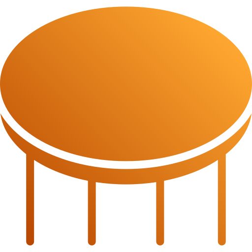 Round table Generic Flat Gradient icon