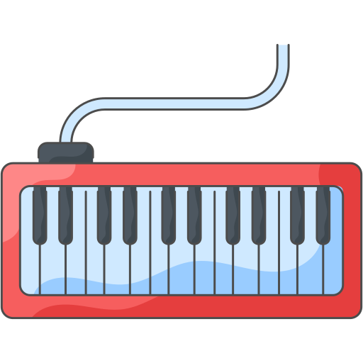melodica Generic Thin Outline Color icona