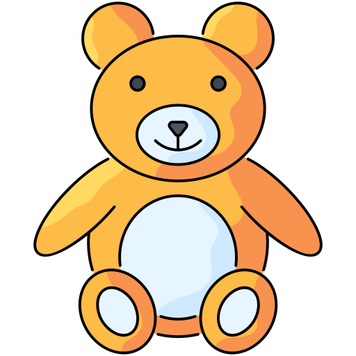 Teddy bear Generic Thin Outline Color icon
