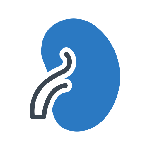 Kidney Generic Blue icon