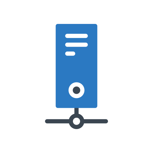Башня процессора Generic Blue иконка