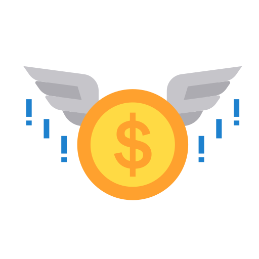 latające pieniądze Generic Flat ikona