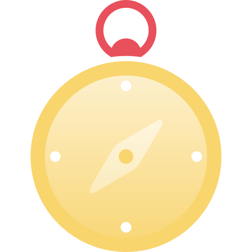 kompas Generic Outline Gradient ikona