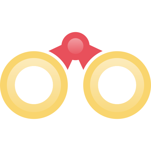 双眼鏡 Generic Outline Gradient icon