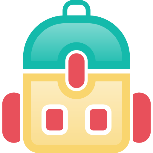 Backpack Generic Outline Gradient icon