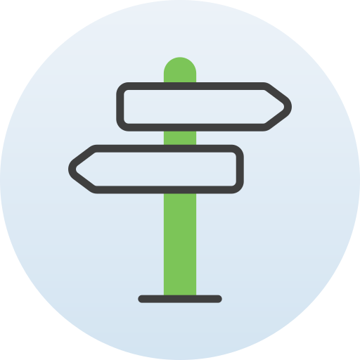 Signpost Generic Rounded Shapes icon
