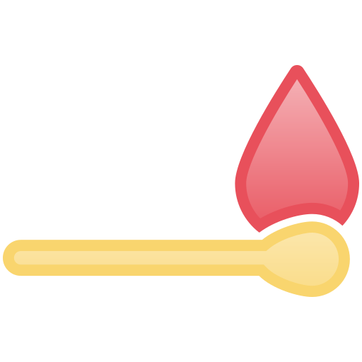 ogień Generic Outline Gradient ikona