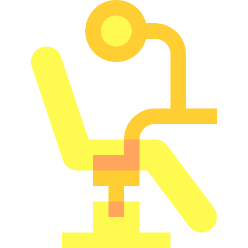 Dentist chair Basic Sheer Flat icon