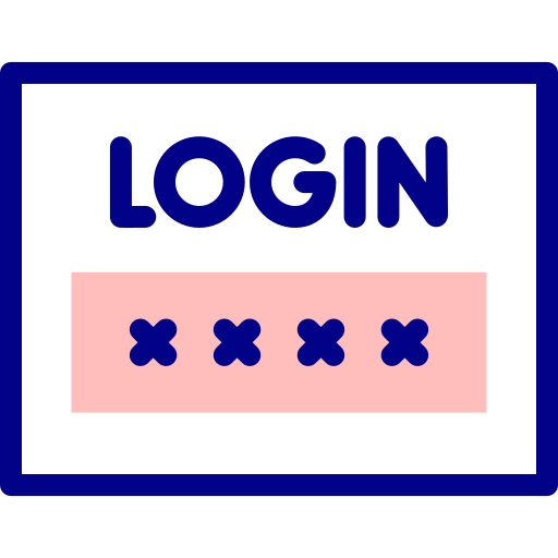 login Detailed Mixed Lineal color icona